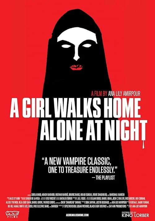 A Girl Walks Home Alone at Night film posteri