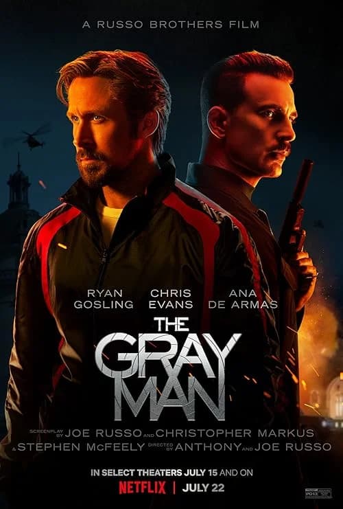 The Gray Man film posteri