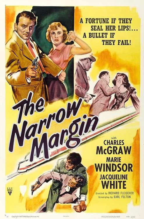 The Narrow Margin film posteri