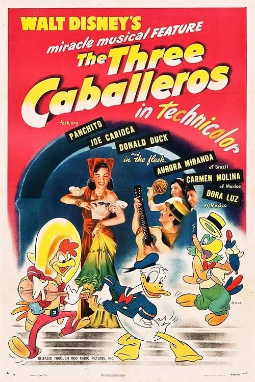 The Three Caballeros film posteri